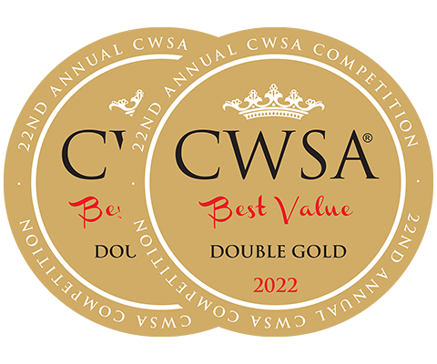 CWSA - Double Gold Gin Award- Spirit of the year 2022 Award