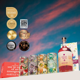 Australian Pink gin, tonic and chocolate gift pack